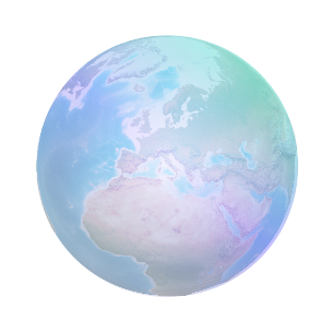 Globe text